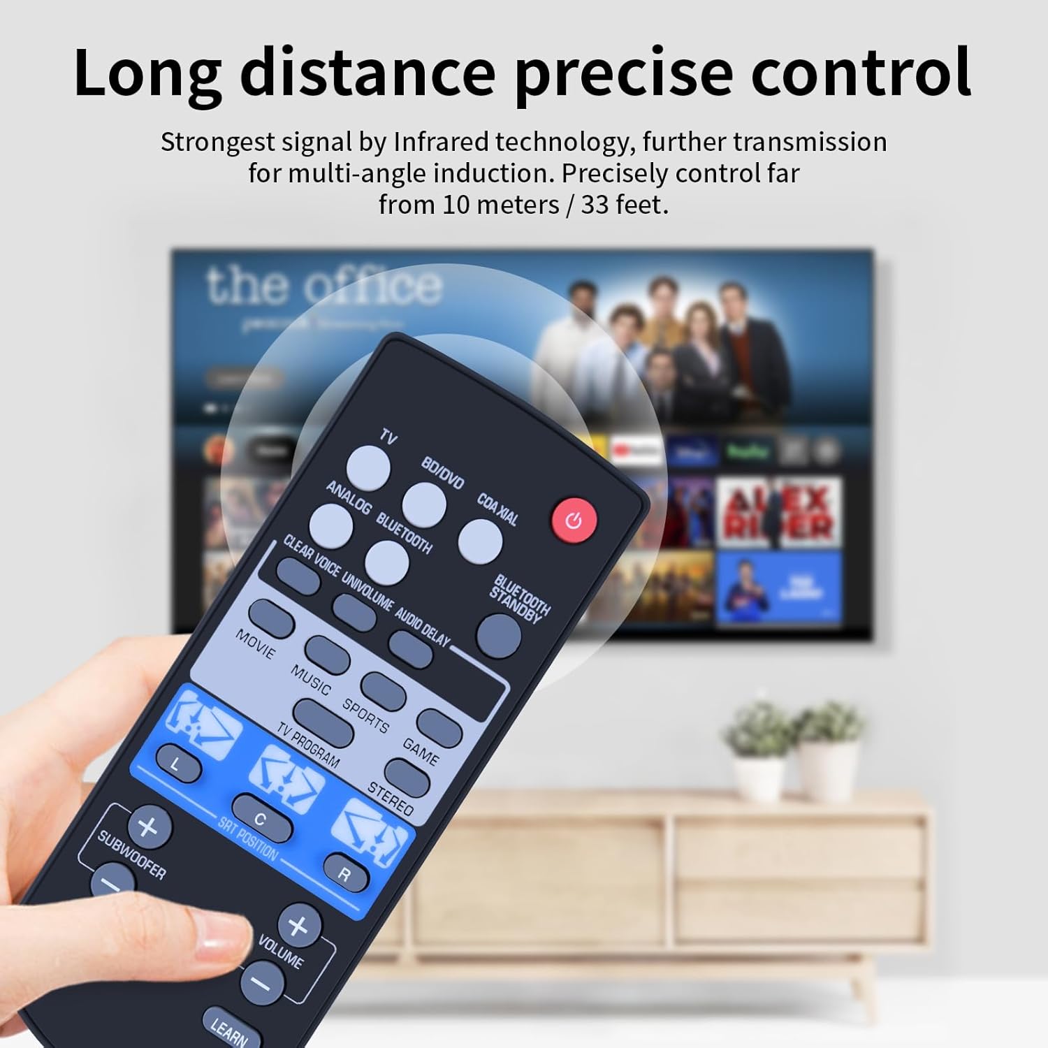 Thumbnail 6 de TCNOUMT New FSR82-ZK77690 Remote Control for Yamaha SRT-1000 Series