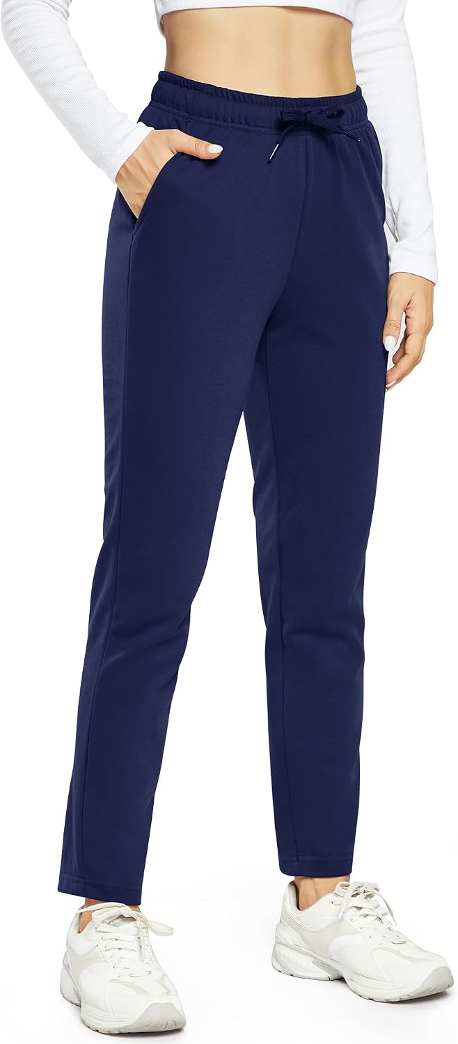 Thumbnail 2 de OUGES Womens Cotton Joggers Open Bottom Trousers