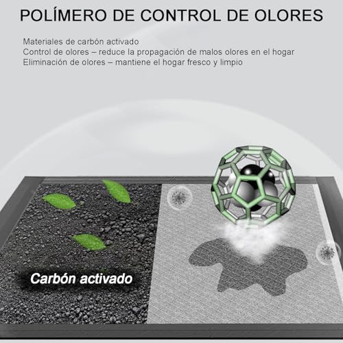 Detalle de Gardner Pet empapadores para perros grandes 70x85 cm (carbón, 30 unidades)