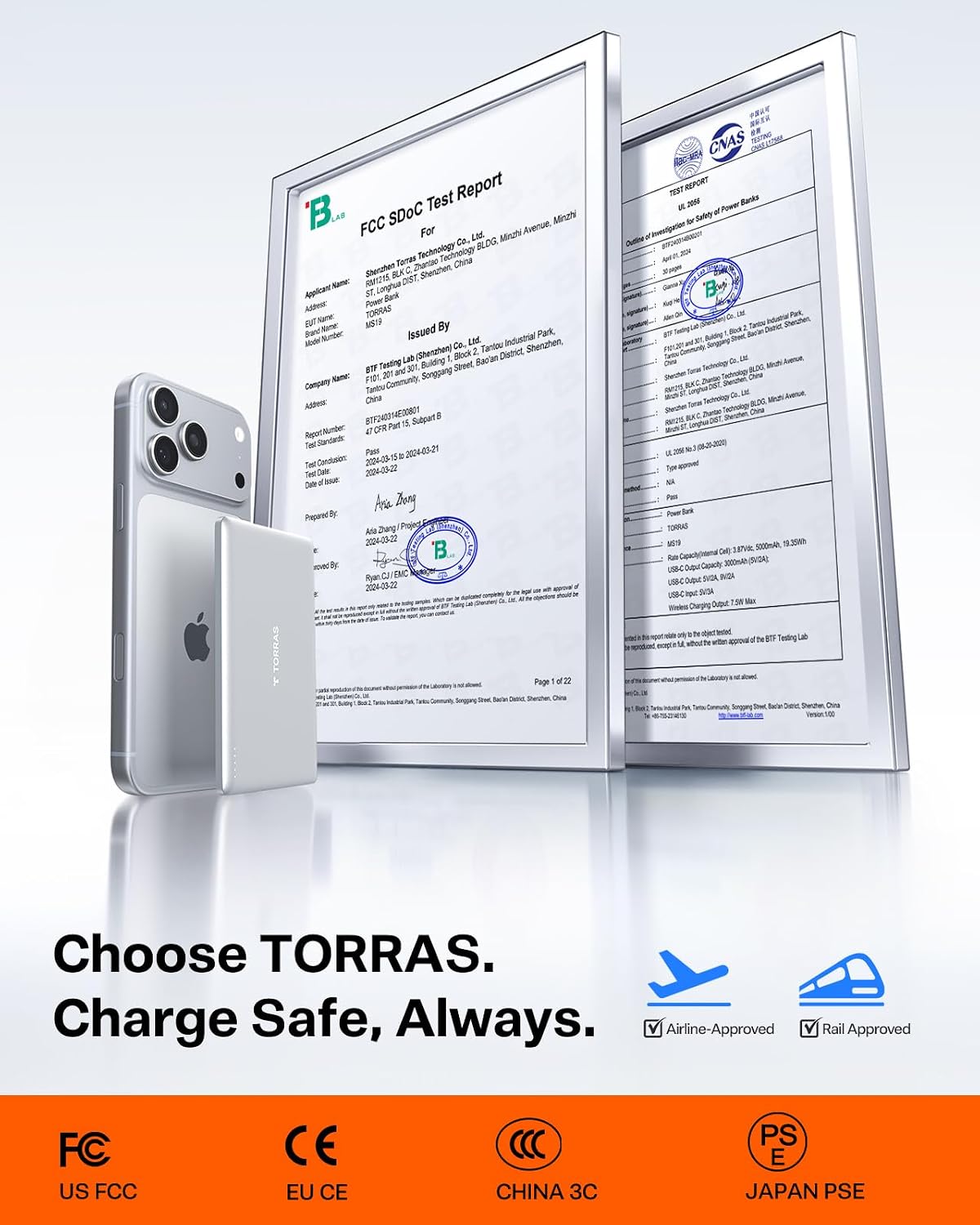 Thumbnail 6 de TORRAS MiniMag PB4D 5,000mAh Magnetic Power Bank, 0.3-Inch Slim