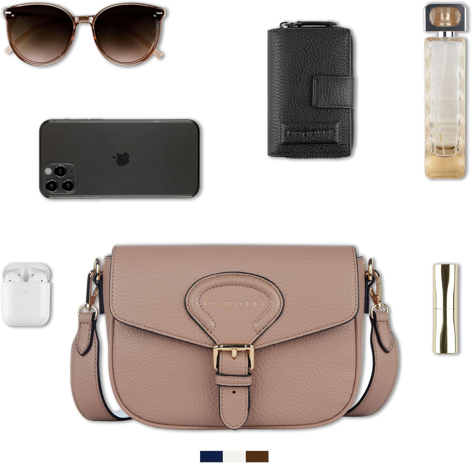 Thumbnail 5 de Bugatti Elina: Borsa a tracolla da donna in ecopelle, taglia S/M