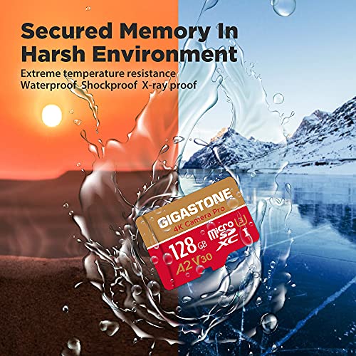 Thumbnail 6 de Gigastone 128GB Micro SD Card (5-Year Data Recovery) — 4K Video, U3 A2 V30, for GoPro, Drone, Nintendo Switch, and More