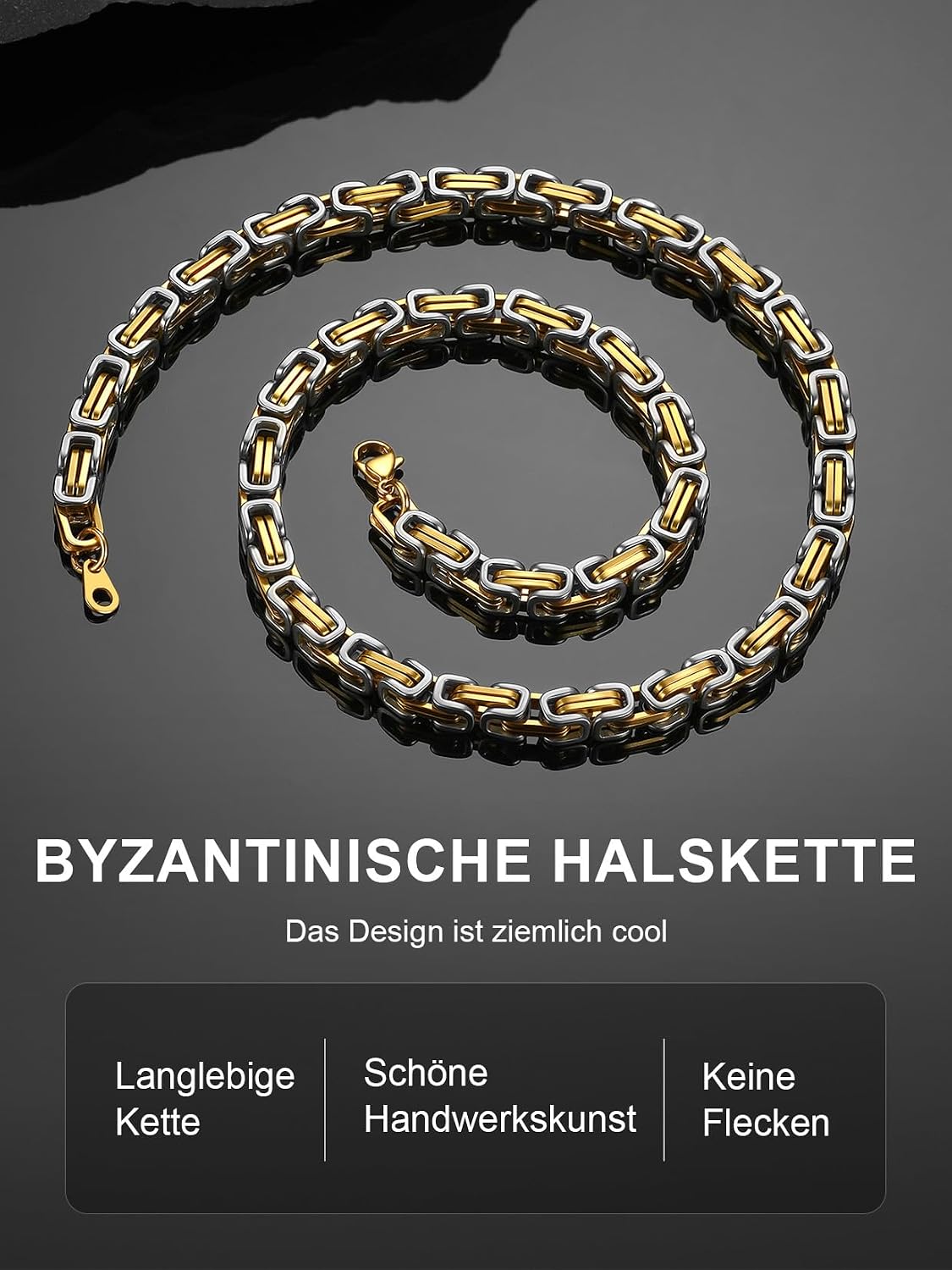 Thumbnail 3 de ChainsPro Königskette 4/6mm Edelstahl 46–76 cm
