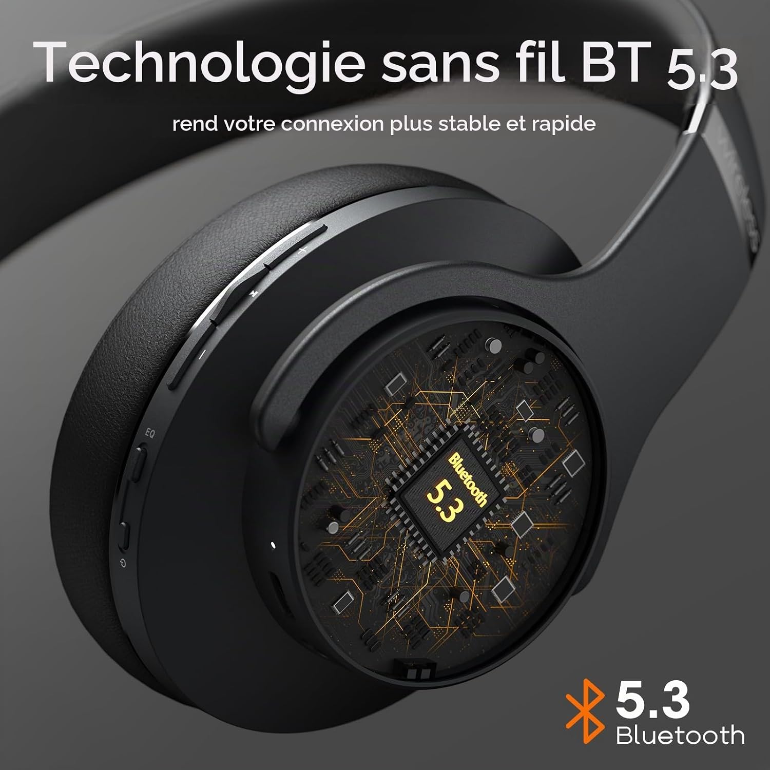 Thumbnail 1 de DOQAUS Care 1 draadloze over-ear hoofdtelefoon, opvouwbaar, 3 EQ-modi