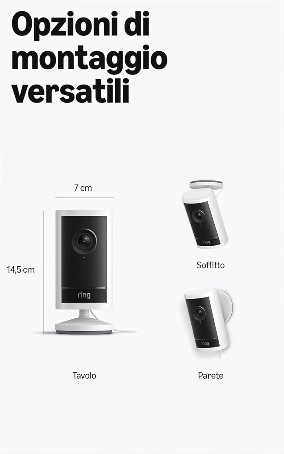 Thumbnail 6 de Ring Videocamera esterna Pro Plug-In (Outdoor Camera Pro, ultimo modello) – confezione da 2