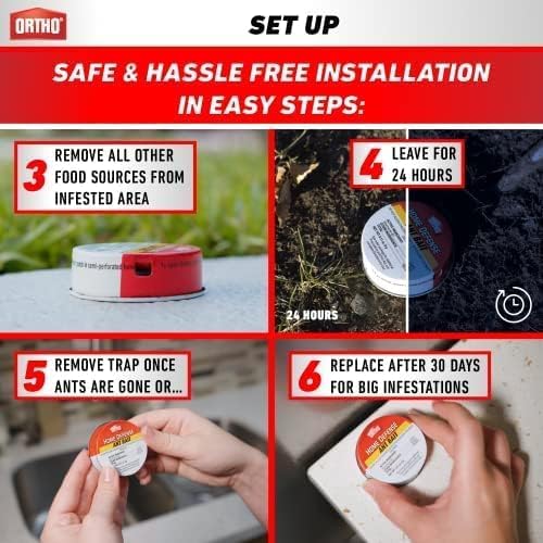 Detalle 2 de Ortho Home Defense Ant Traps, Metal Bait Stations for Indoor and Outdoor Use