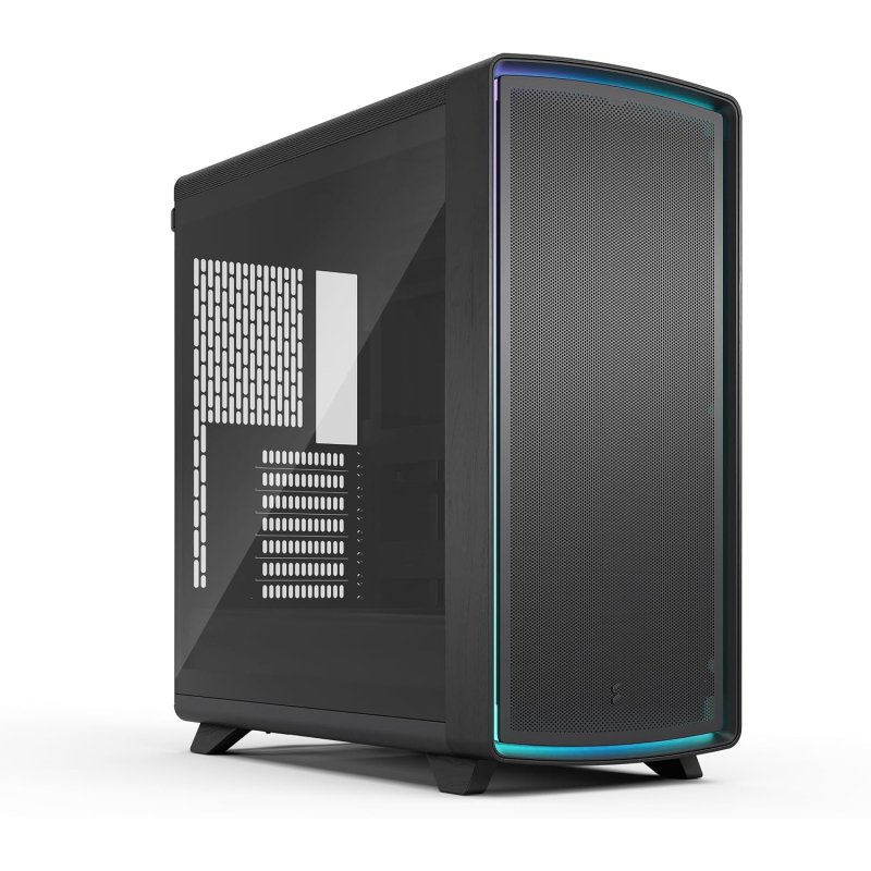 Detalle de Fractal Design Summit Ambience Blackout TG Light Tint: Caja PC Midi Tower con Vidrio Templado