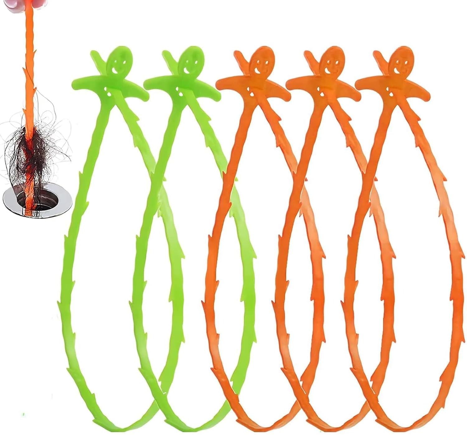 Detalle de Forlivese Furet Déboucheur Canalisation – Lot de 5, 53 cm