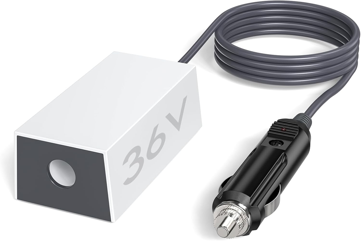 Detalle de EDUP Starlink Mini-biladapter 36 V med 12–36 V DC-ingång