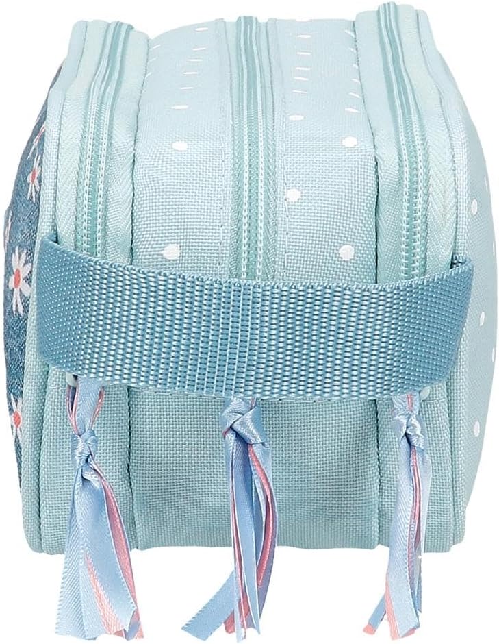 Detalle 2 de Movom Live Your Dreams Astuccio Triplo Verde 22x10x9 cm in poliestere — organizzazione e stile
