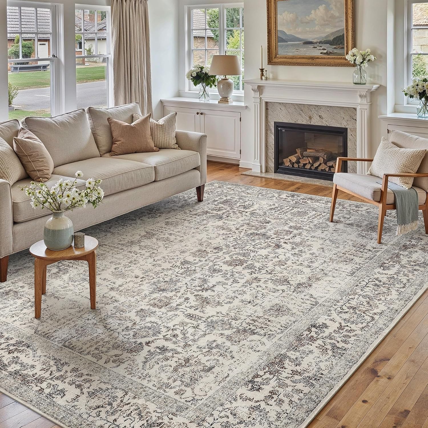 Detalle 2 de HUGEAR vintage rug 200x300cm for high traffic