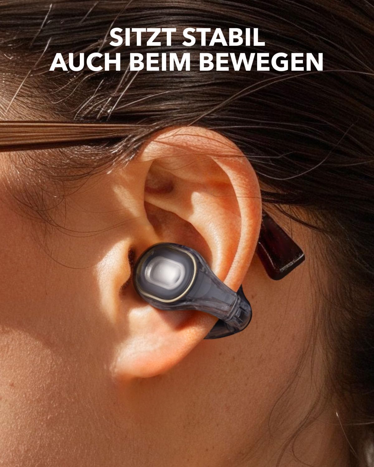 Detalle de soundcore C30i by Anker Open-Ear Earbuds mit Clip – leichte Clip-on Kopfhörer für Sport, bis 30 h
