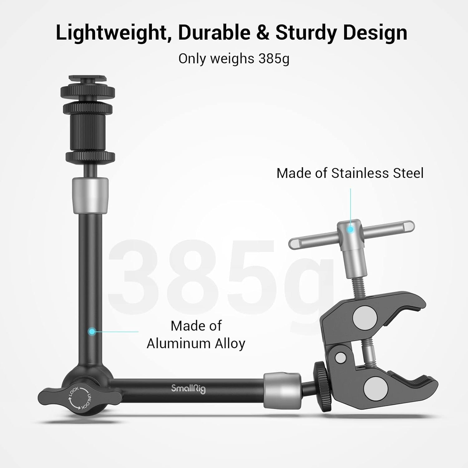 Thumbnail 4 de SMALLRIG 11" Magic Arm with Super Clamp for Monitor