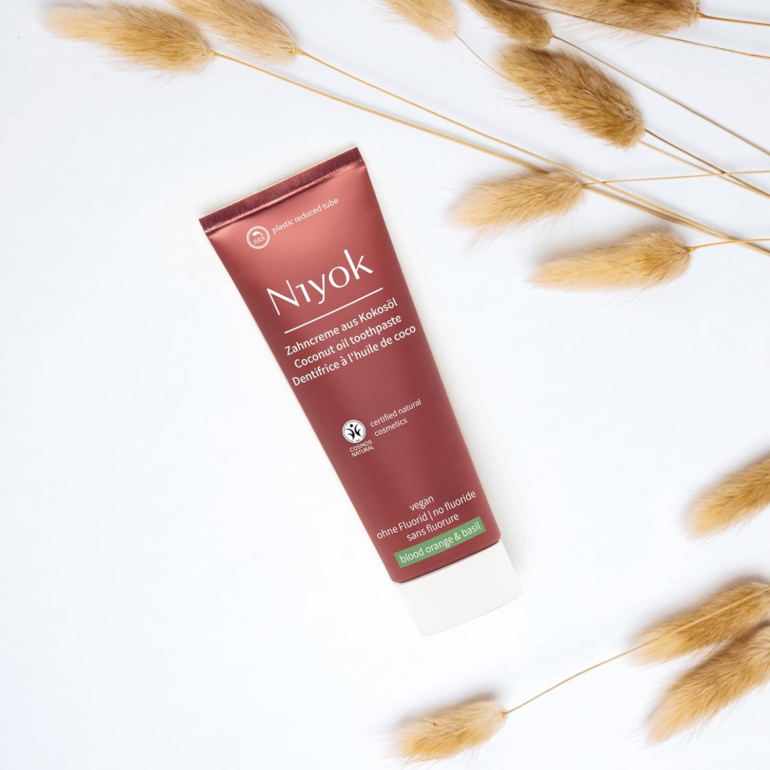 Thumbnail 6 de Niyok Zahncreme Bio Kokosöl Blutorange & Basilikum – 75 ml