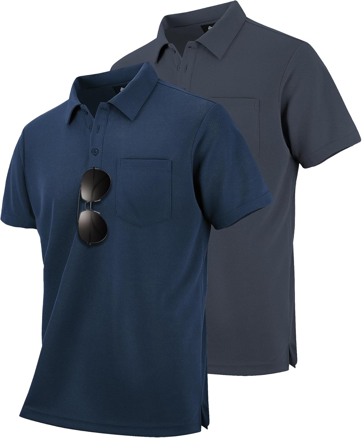 Thumbnail 6 de SwissWell lot de 2 polos homme manches courtes golf respirant anti-transpiration