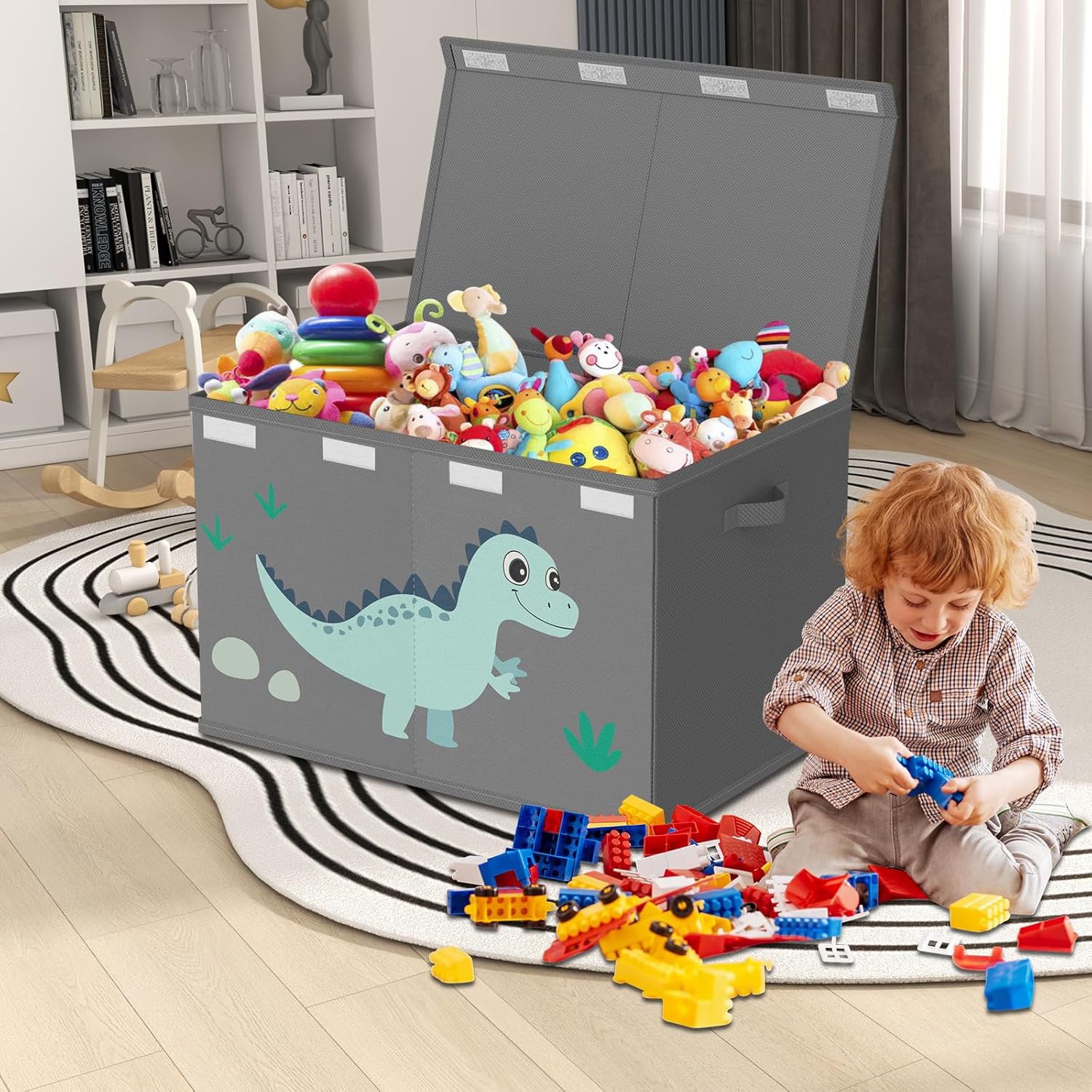 Thumbnail 1 de VERONLY Toy Storage Box 1 large fabric organiser