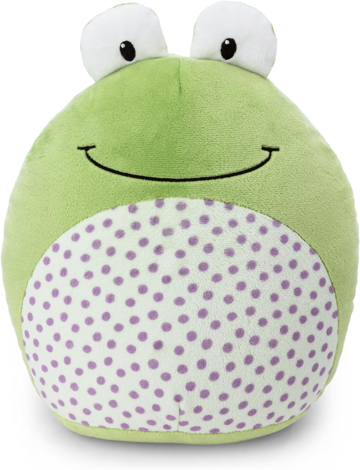 Detalle de NICI Kuscheltier Frosch Fridolin Frog 25x30cm – grün, 3D-Augen, Quak-Faktor – Forest Friends