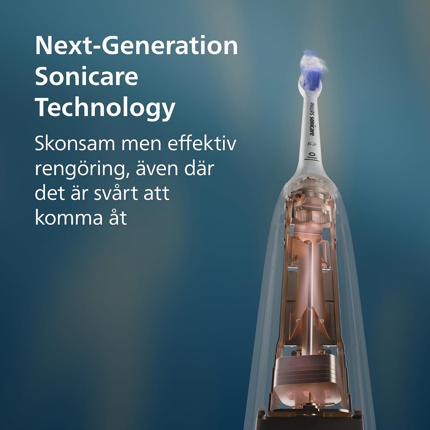 Detalle 2 de Philips Sonicare 7100 HX7423/01 eltandborste med app och tryckvarning