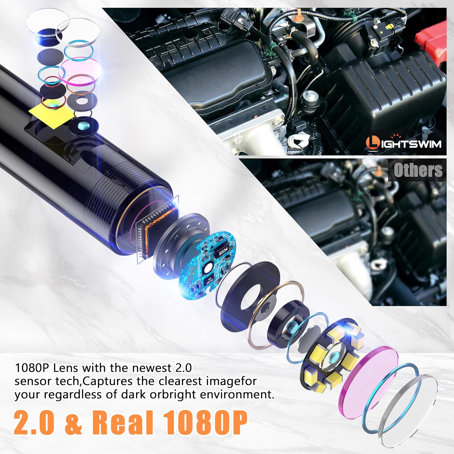 Thumbnail 3 de Dual Lens Industrial Borescope 4.3 inch