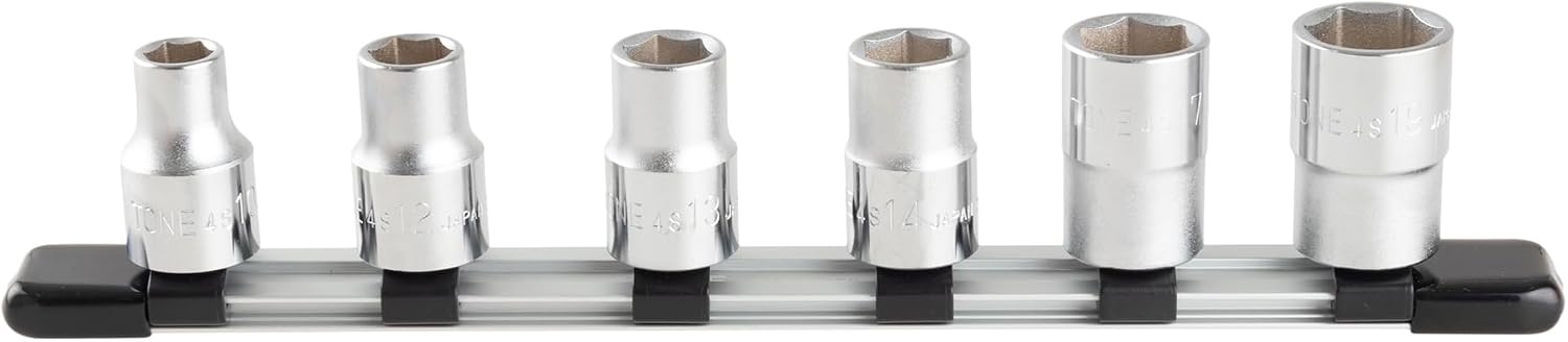 Detalle de トネ(TONE) HS406 六角ソケットセット 12.7mm差込角・ホルダー付き 6点