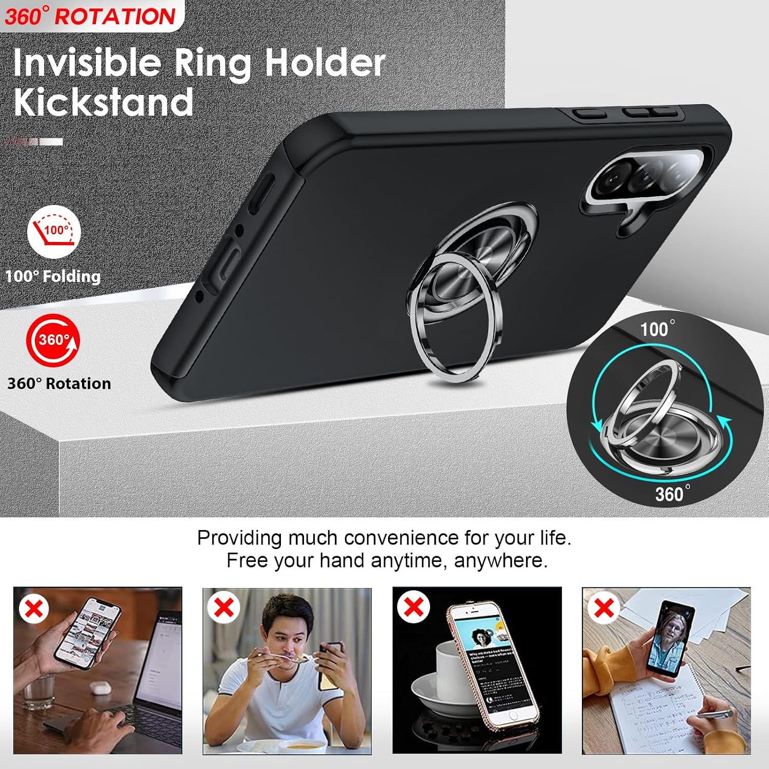 Thumbnail 2 de LeYi Galaxy A36 5G phone case