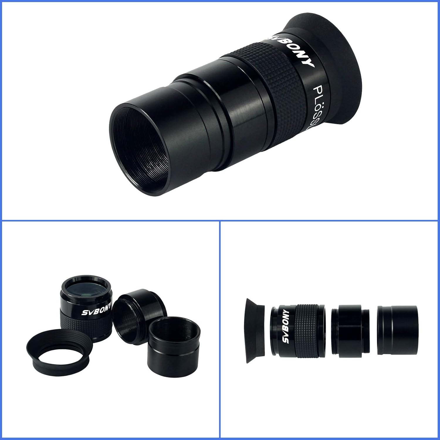 Thumbnail 5 de Svbony Plossl 40 mm oculare 1,25″ per telescopio 🔭