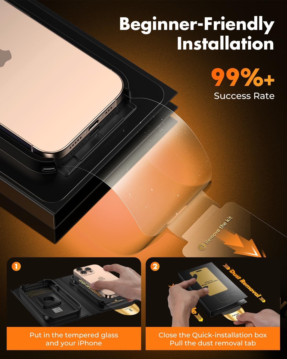 Thumbnail 1 de UNBREAKcable iPhone 16 Plus Screen Protector