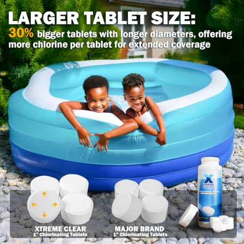 Detalle 2 de XtremepowerUS XtremeClear 1" Chlorine Tabs for Pools, Hot Tubs & Spas