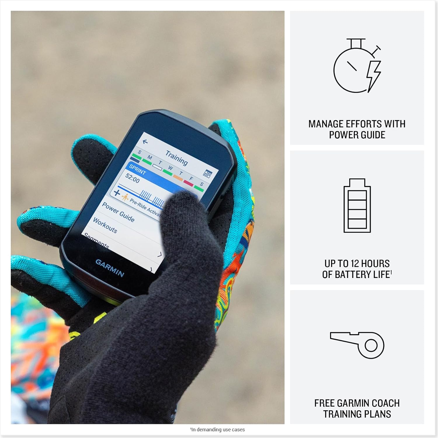 Thumbnail 2 de Garmin Edge 850: Compact GPS Cycling Computer with Vivid Color Touchscreen