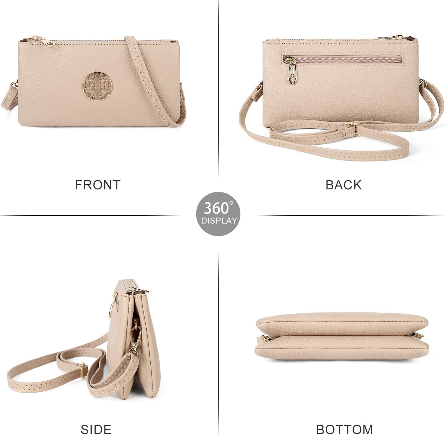Detalle 2 de Gladdon Small Clutch Purses for Women: Summer Crossbody with Long Adjustable Strap