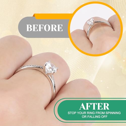 Thumbnail 6 de Coopache ajusteurs de bague invisibles, 14 pièces en silicone transparent