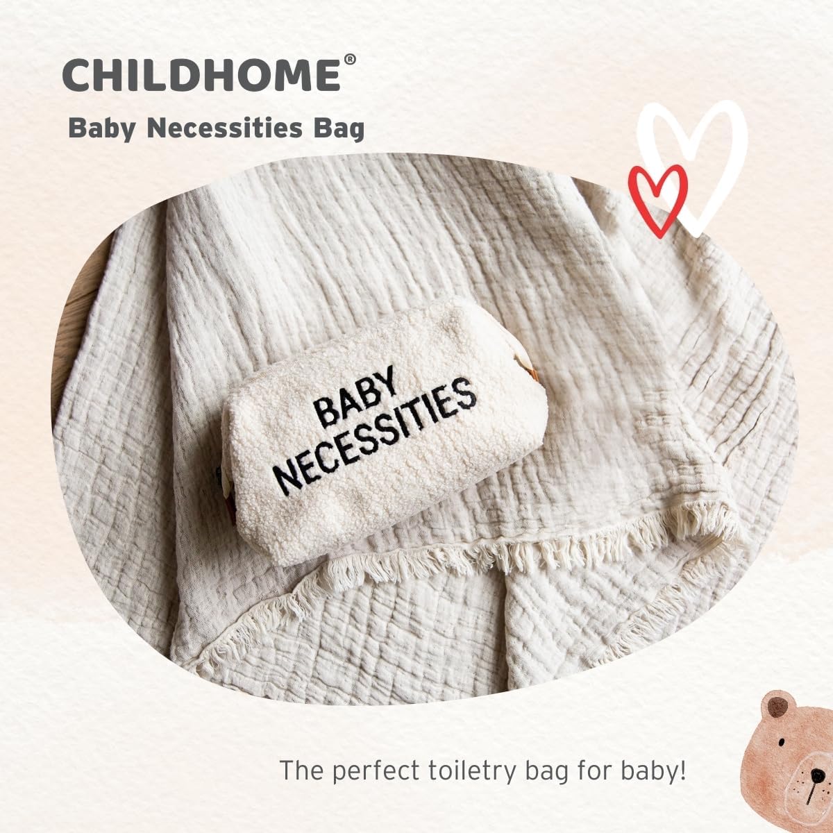 Thumbnail 1 de CHILDHOME – Trousse de toilette bébé/enfant déperlante Pochette Toilette Leopard