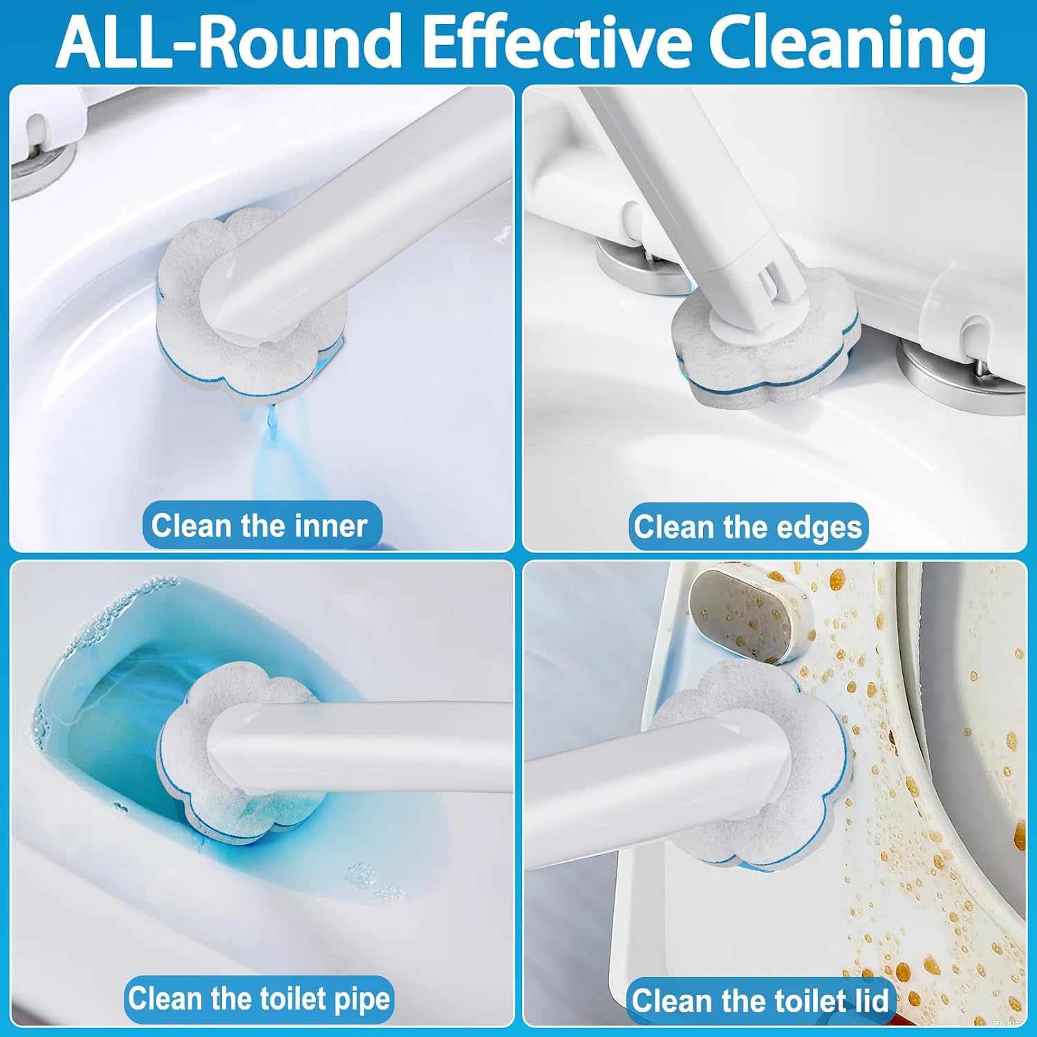 Thumbnail 4 de Ucaimao Disposable Toilet Brush Set 48 Refills