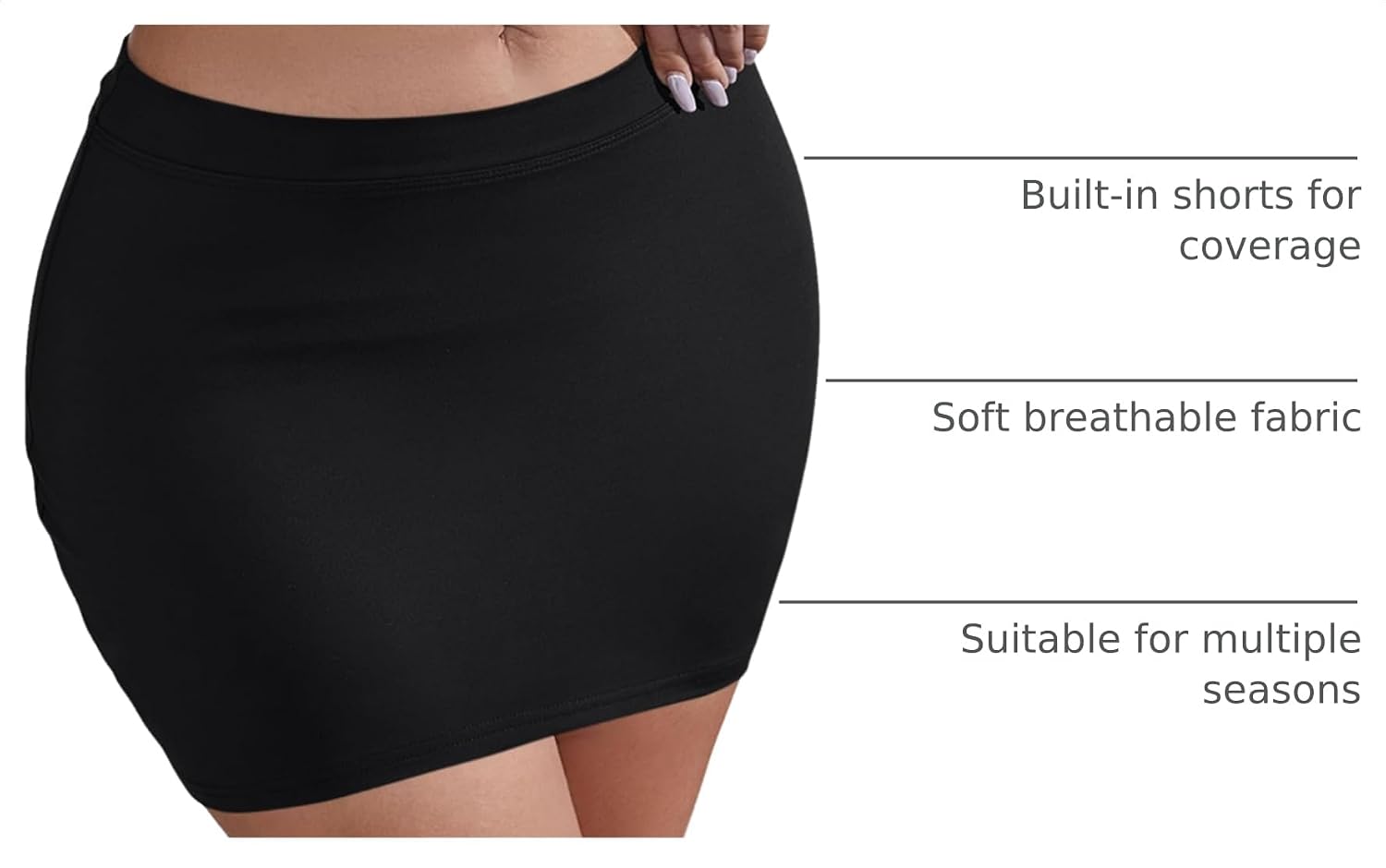 Detalle 2 de Lomon Y2k Mini Skirt
