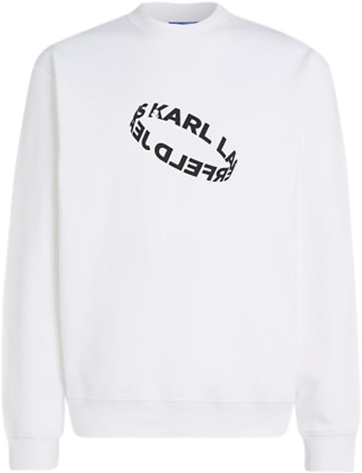 Detalle 2 de Karl Lagerfeld Jeans Uomo Regular Multi Ring Sweatshirt: stile quotidiano sostenibile