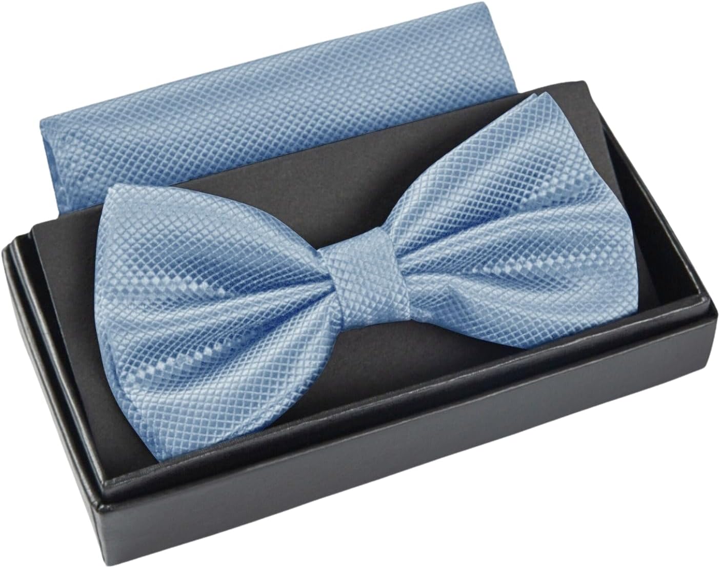 Thumbnail 6 de Massi Morino nœud papillon avec pochette pour homme, boucle réglable (set pour mariage)