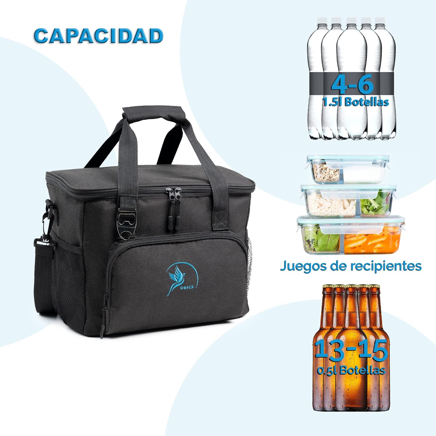 Detalle de Obics Bolsa térmica porta 20 L