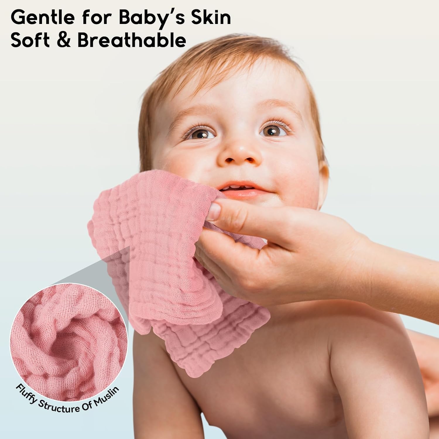 Thumbnail 3 de Unnivoll Muslin Cloths 30x30 cm baby wash cloths