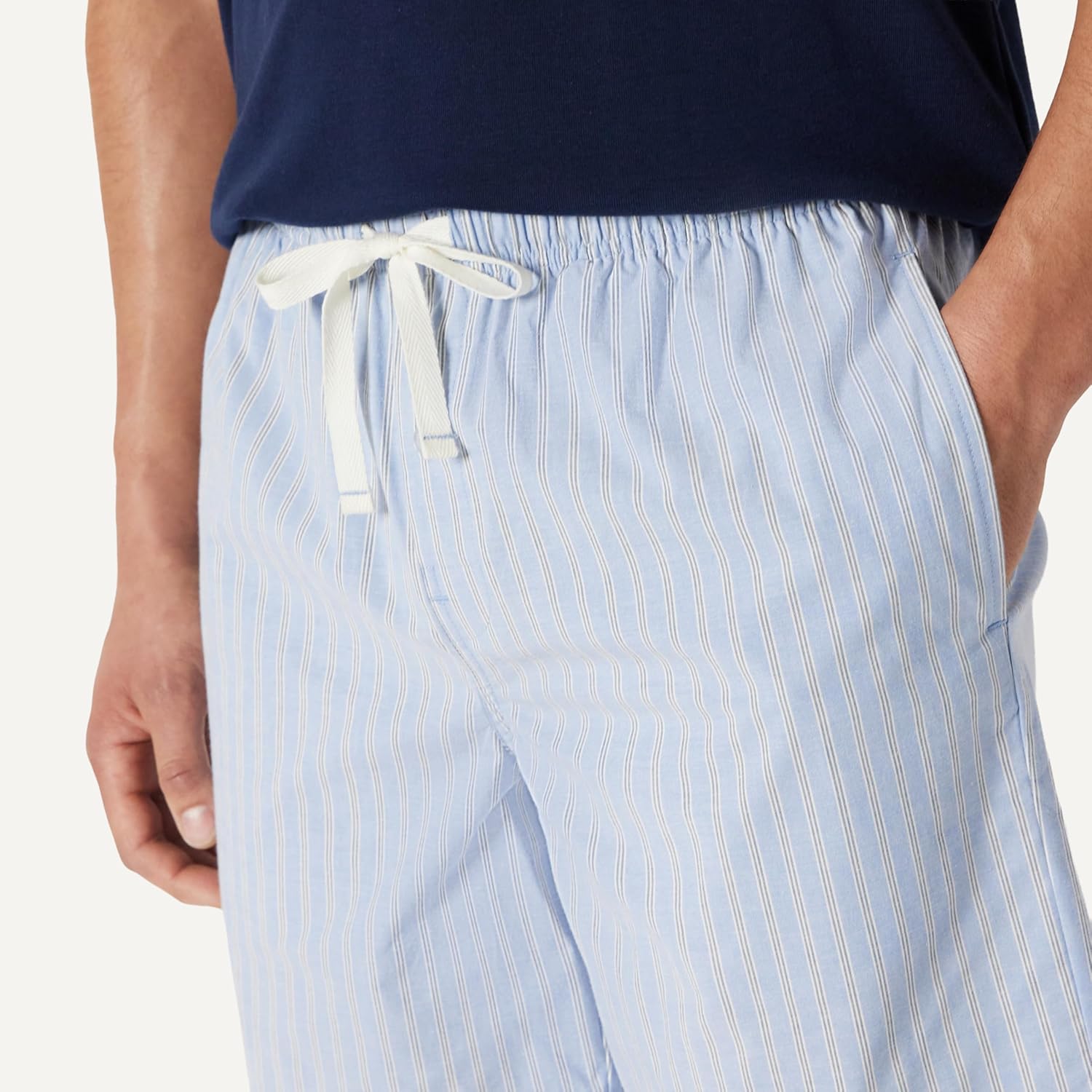 Thumbnail 3 de Amazon Essentials Herren-Pyjama-Shorts (kurz) aus Baumwoll-Stretch-Popeline – 2er-Pack