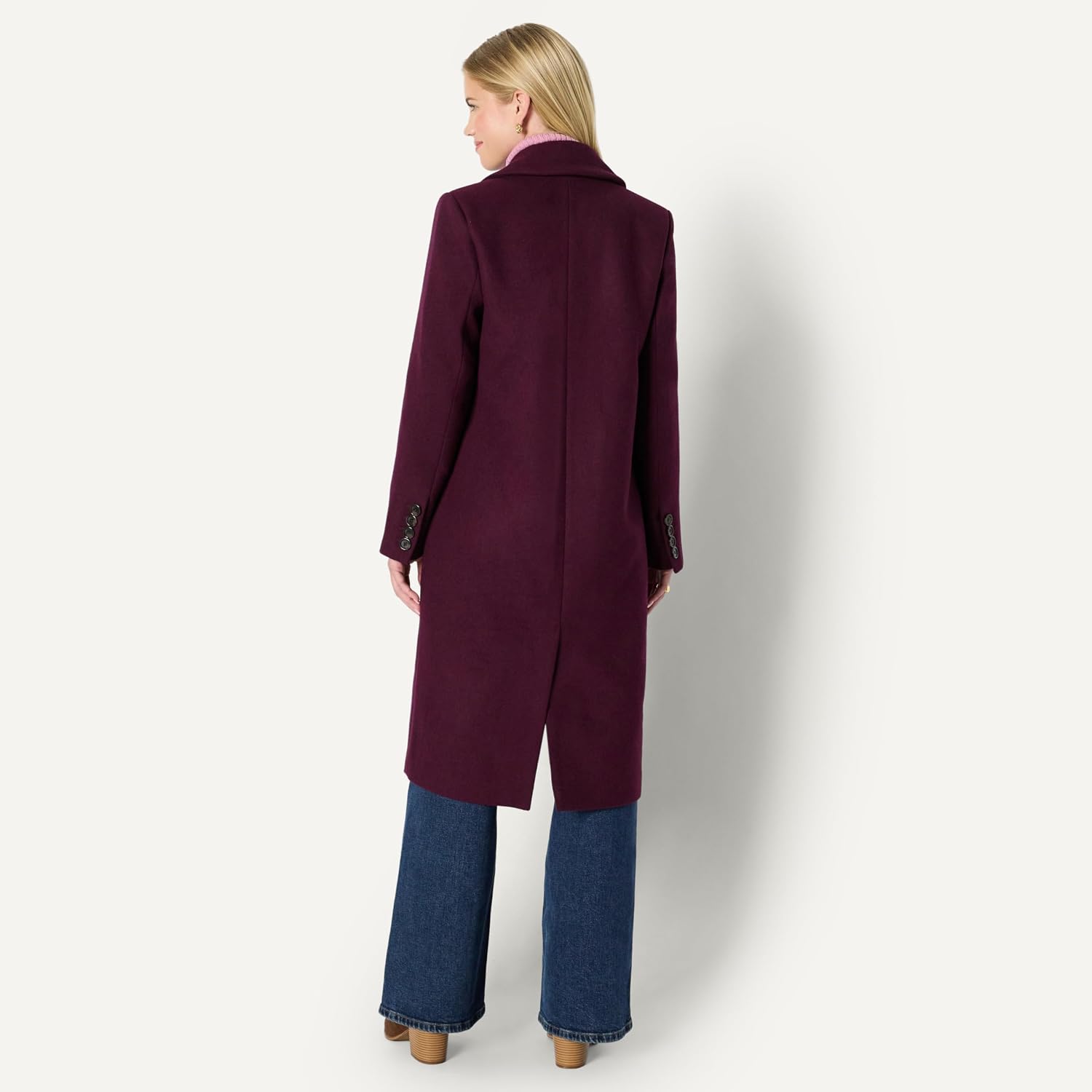 Detalle 1 de Amazon Essentials Women's Wool-Blend Longline Coat