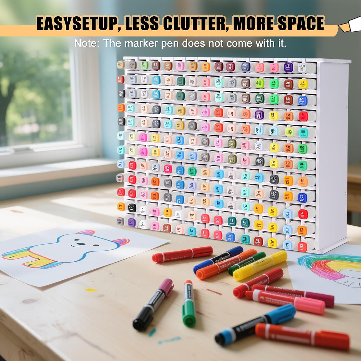 Thumbnail 5 de Osrioal Marker Pen Storage: a practical organiser for up to 180 markers