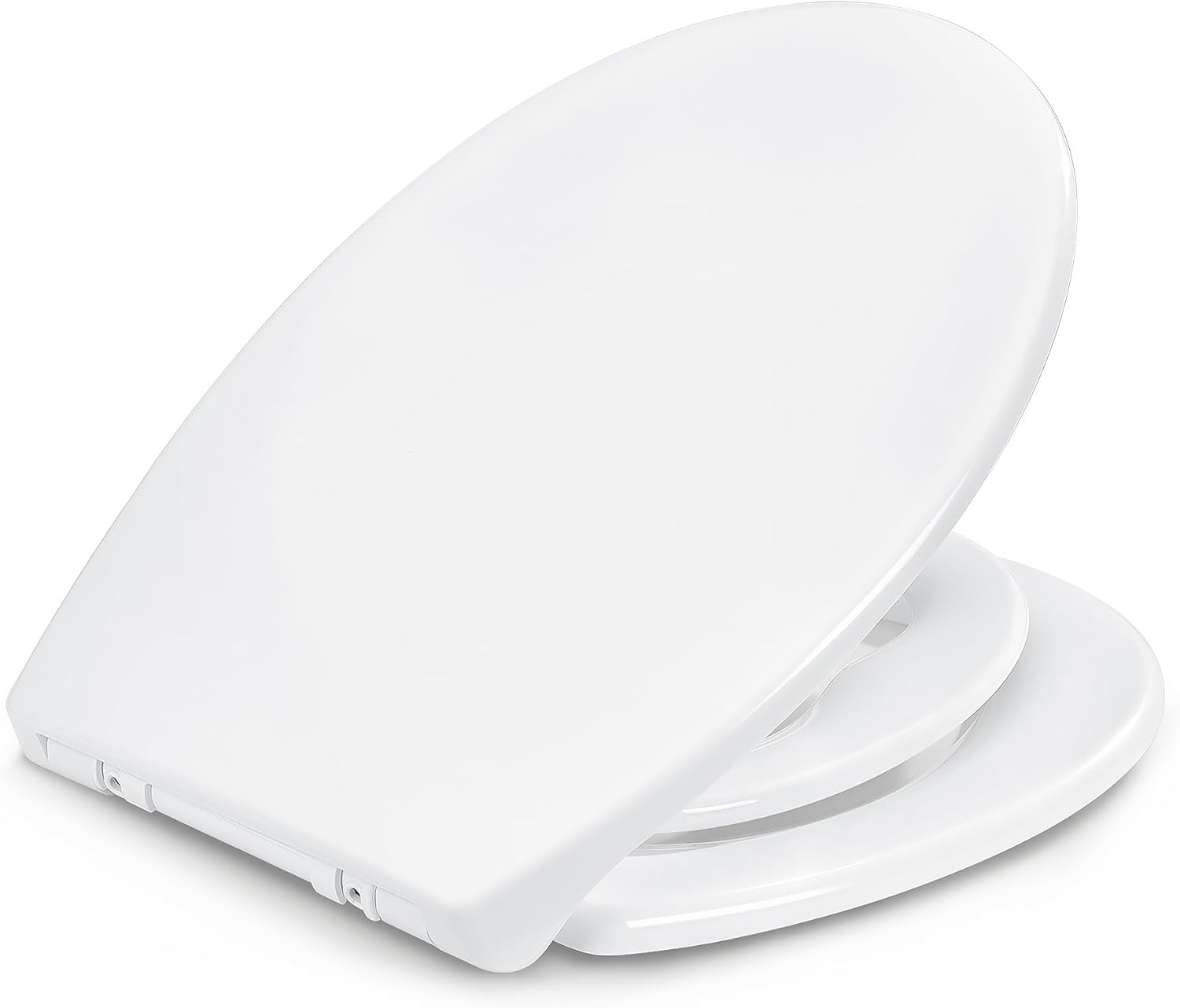 Thumbnail 6 de Amazon Basics O-Shape Toilet Seat with Soft-Close, Quick-Release Hinges and Universal Fit