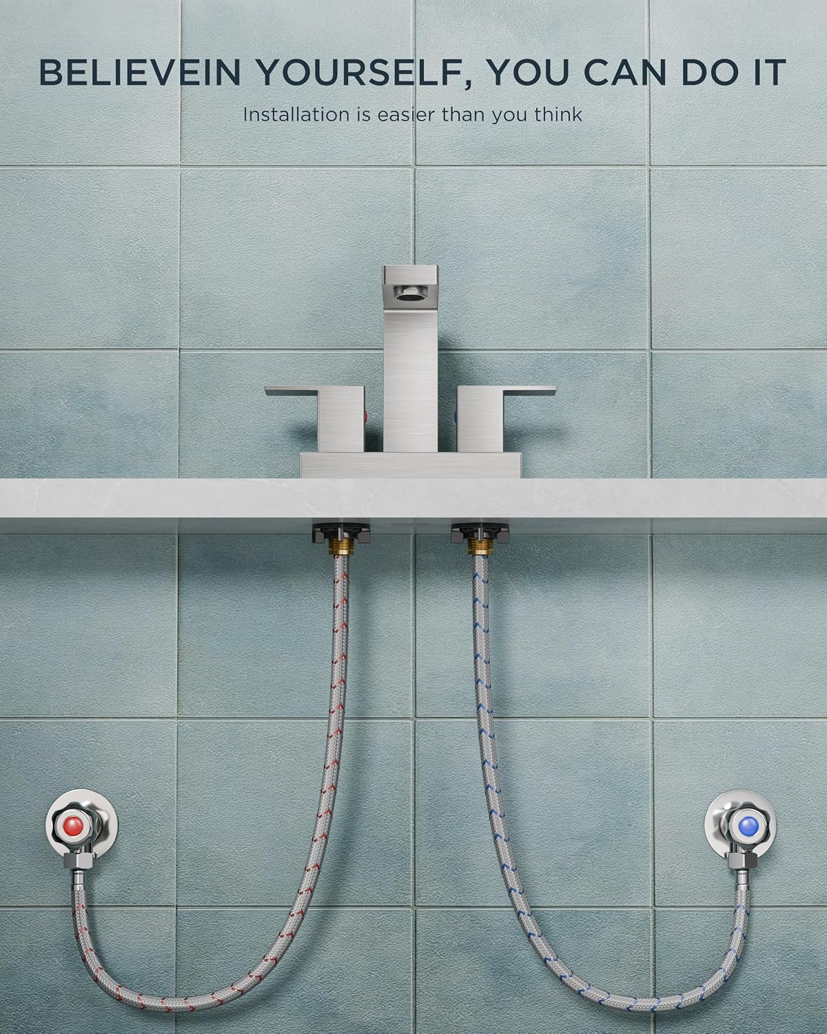 Detalle 2 de FORIOUS Bathroom Faucet 8-inch Centreset