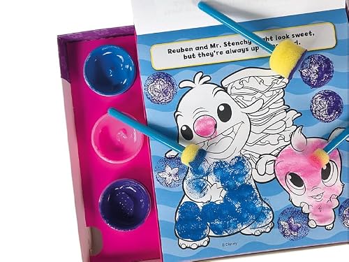Detalle 1 de Disney Stitch: Sponge Art Book & Paint Set for Creative Painting Play