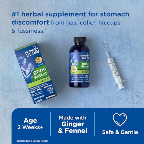 Thumbnail 1 de Mommy's Bliss Gripe Water Original — Infant Gas & Colic Relief (4 oz)