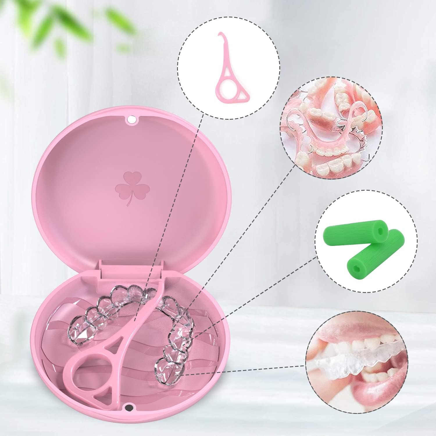 Thumbnail 3 de ARGOMAX YTH-pink beugeldoos, set van 2 met magneetsluiting