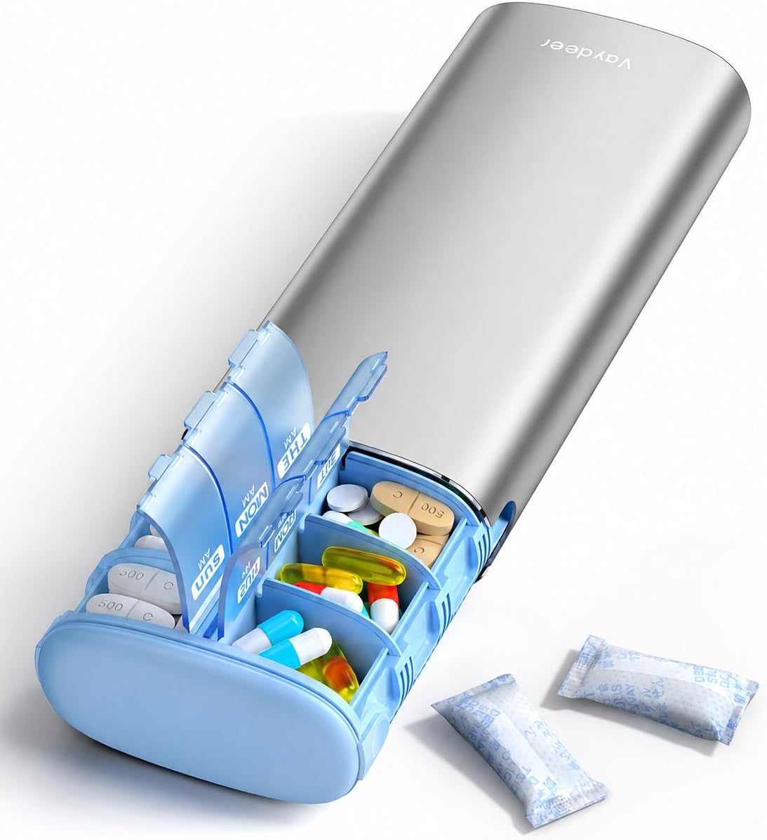 Detalle de Vaydeer Pill Organizer 7-Day