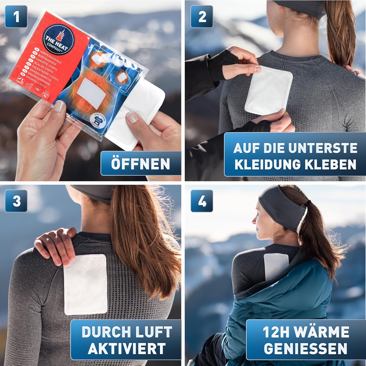 Thumbnail 2 de The Heat Company Bodywärmer - 12 h wohlige Wärme