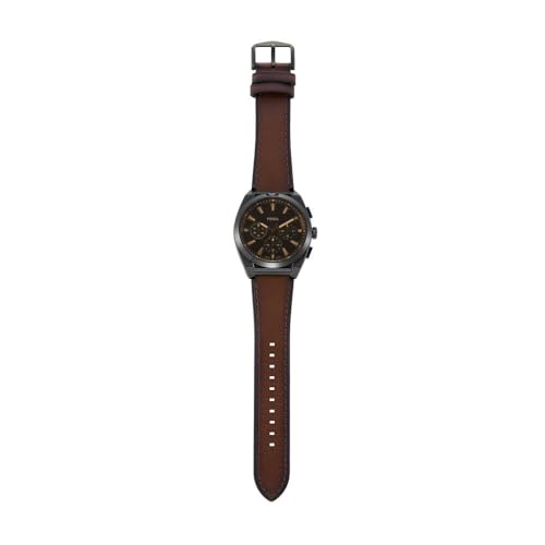 Thumbnail 6 de Fossil Everett FS6108 Review: 44mm Brown Leather Chronograph Watch