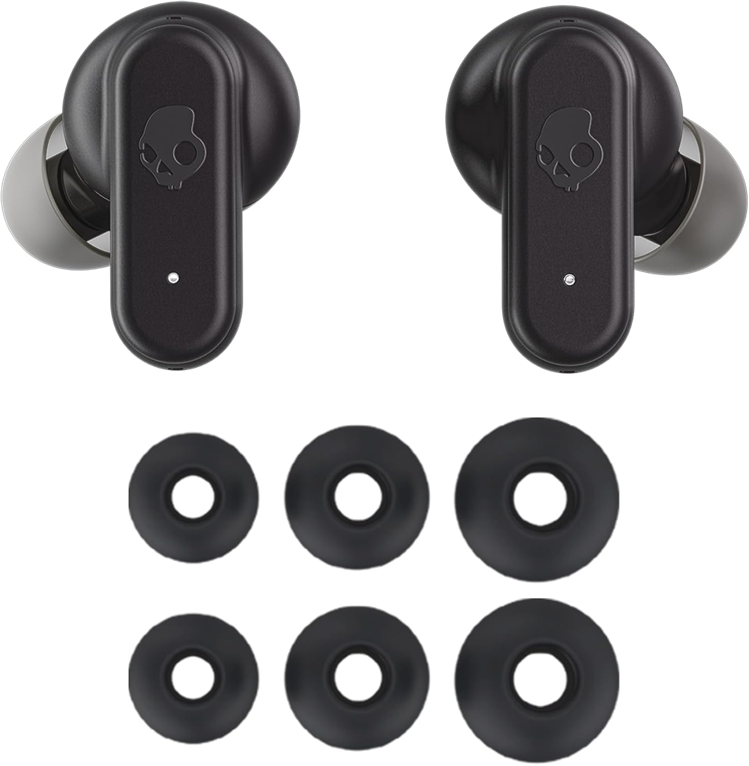 Thumbnail 6 de Skullcandy Dime Evo True Black In-Ear Wireless-Kopfhörer (bis zu 36 Std., Bluetooth, Mikro)